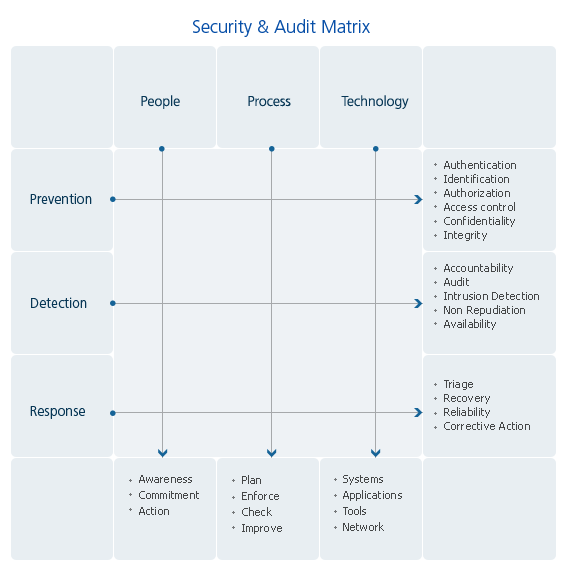 security and audit matrix